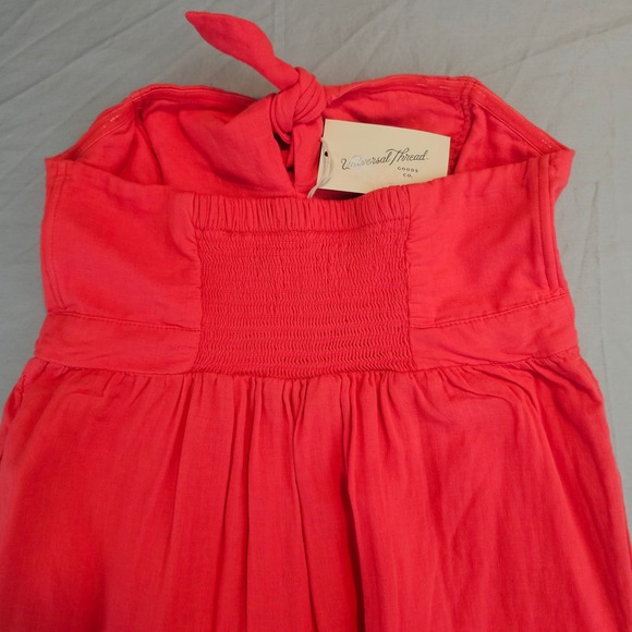 Universal Thread Size Small Coral Glee Strapless Dress NWT L604 - Picture 8 of 8